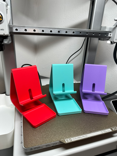 phone stand by sunhill household office 3d print model - Mito3D