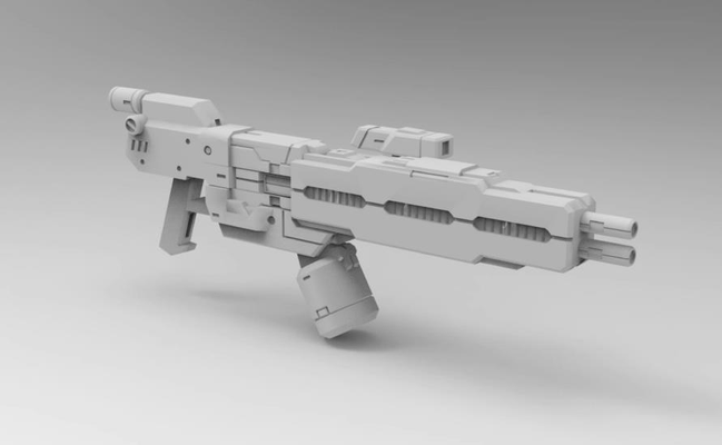 gen speer stl by hobby diy gundam fitnessstudio waffen zubehör gewehr 3d print model - Mito3D