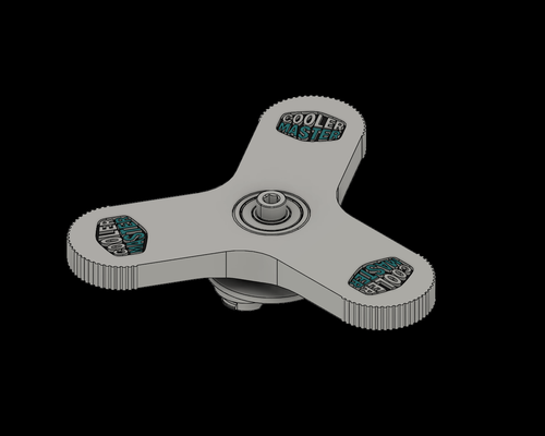 zappeln spinner qube 500 by tridens werkzeuge gadgets spielzeug fidget qube500 3d print model - Mito3D