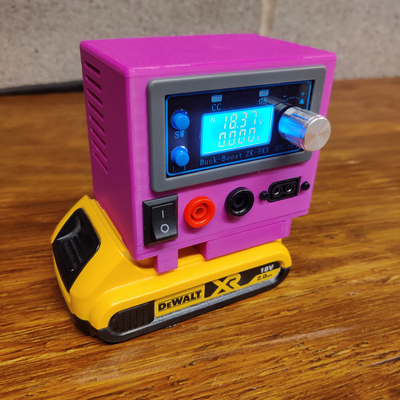 dewalt power battery supply zk-5kx by aaron hobby & diy electronics xt60 zk-4kx buck boost regulator 3d print model - Mito3D