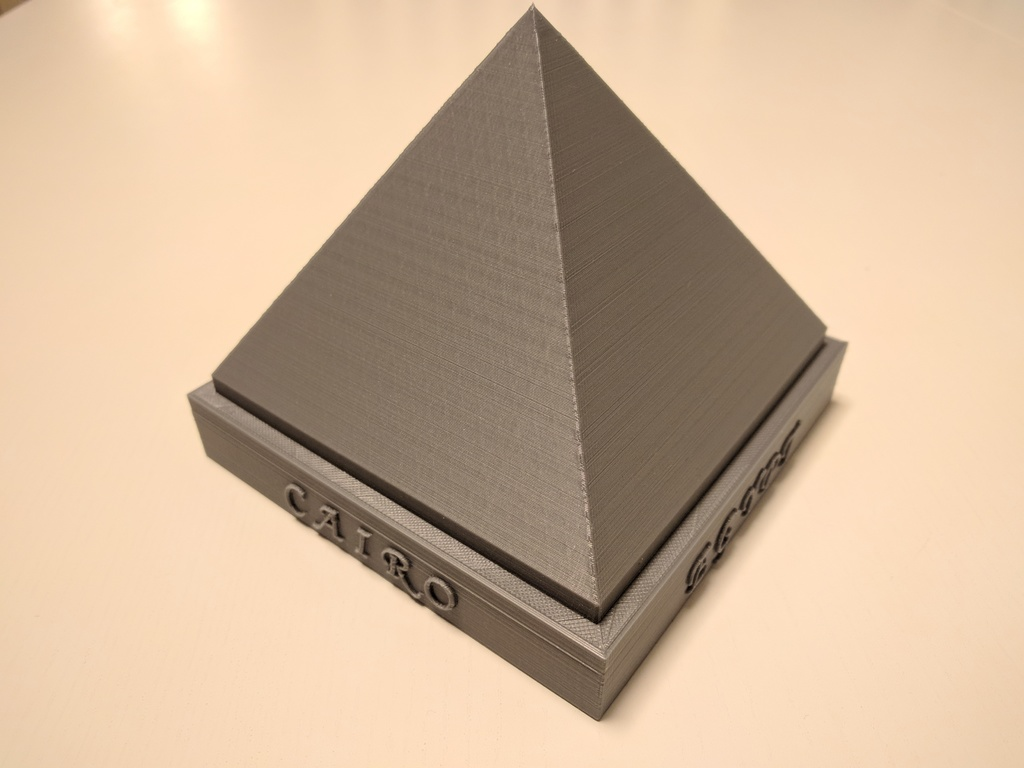 pyramid secret compartment by yor999 household decor safe stash hide cairo egypt 3D print model - Mito3D