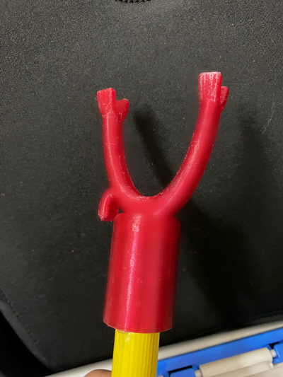 kleider aufhänger gabel ersatz by werkzeuge trocknen stange trocken pole 3d print model - Mito3D