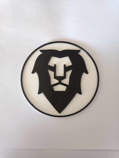 bk braut boleslav untersetzer by hand kunst zeichen logos eishockey bier glas kneipe schwarz weiß 3d print model - Mito3D