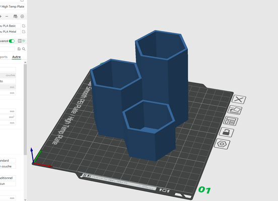 favo mel caneta bandeja by pólo ferramentas bac stylo gis cera 3d print model - Mito3D