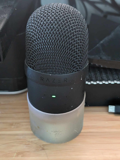 razer seiren mini profil supporter by harouhi loisir diy électronique microphone 3d print model - Mito3D