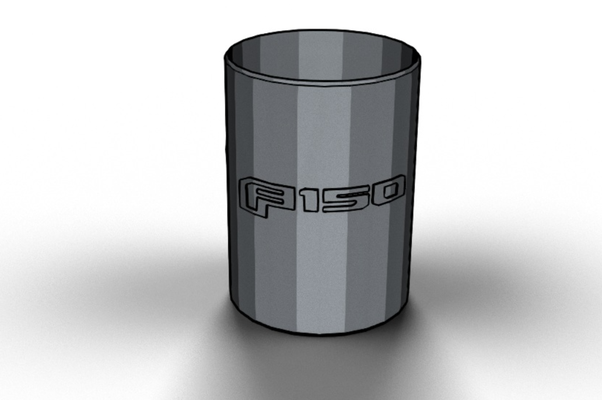 f150 koozie or tasse neu gemischt by abonnieren 440 hobby diy fahrzeuge vasemode 3d print model - Mito3D