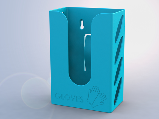 disposable glove dispenser by bpereira tools organizers rubber holder box gloves 3d print model - Mito3D