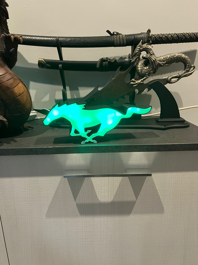 lampada mustang by kratos3d araçlar gadget'lar lamba led oto 3d print model - Mito3D