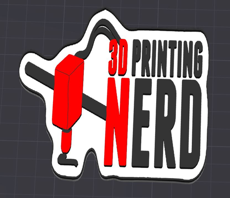 3d impressão nerd schild cartão montanha russa untersetzer by 3dmetalcave generativo modelo forja chapéus litofano suporte ficar pé imagem diversão engraçado 3d print model - Mito3D