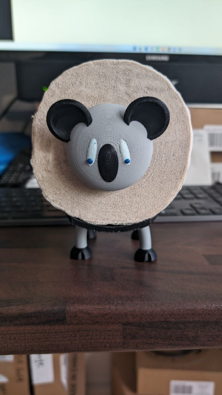 koala bär toilette papier halter unterstützung neu gemischt by unglaublich 3d drucken haushalt dekor gadget toilettenpapier klopapierhalterung klopapierrolle liebe schaf 3D print model - Mito3D