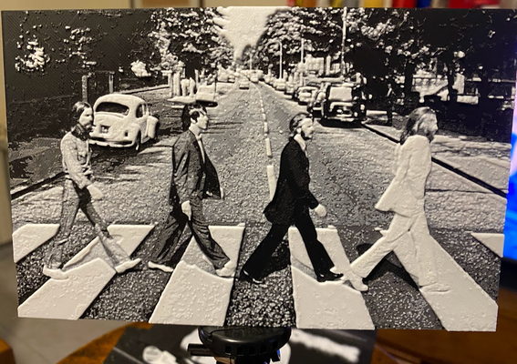 abtei straße by elio196721 kunst 2d beatles 2dart hutschmiede felsen musik startseite mantel foto 3d print model - Mito3D