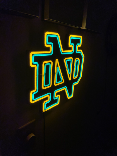 notre kadın neon led işaret by şeylerpatprinted sanat işaretler logolar ışık ışıklı notredame 3d print model - Mito3D