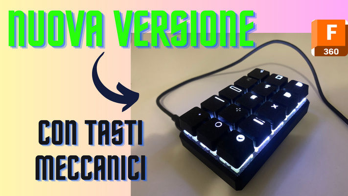 tastierino custom video tutorial by lp print tools gadgets macro keyboard youtube amazon 3d print model - Mito3D