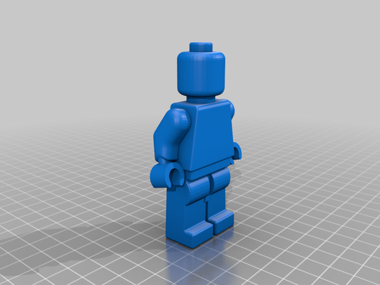 lego inspirado minifig by guido miniaturas personas minifigura 3d print model - Mito3D