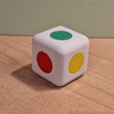colored dice by guido toys & games 3d print model - Mito3D