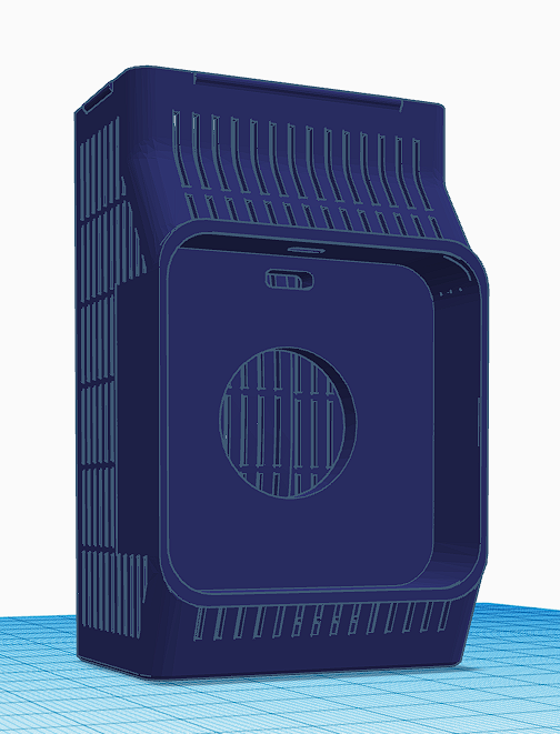 silica dry box bambu lab ams xiaomi mi 2 socket remixed by cristian onescu 3d printer accessories gel hygrometer silicagel bambulab 3D print model - Mito3D