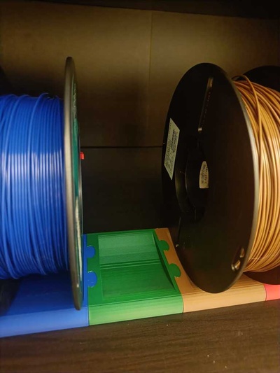 filament vorschau spule stand by guido 3d drucker zubehör filamentspulenhalter lager 3d print model - Mito3D