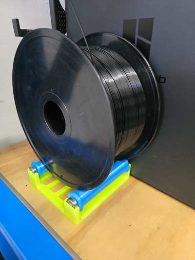 3kg spool roller easy print remixed by printworx 3d printer accessories 3kgspool holder large 3d print model - Mito3D