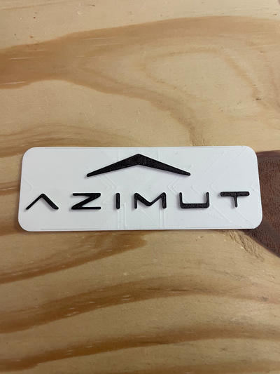 azimut logo by gyanki479 loisir diy véhicules 3d print model - Mito3D