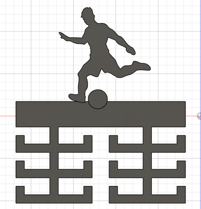 medal hanger display holder rack foot soccer porte m daille by jf lemay household decor medaldisplay 3d print model - Mito3D