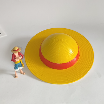 luffy chapéu by shack3dprint adereços cosplays fantasias pedaço ventilador arte 3d print model - Mito3D