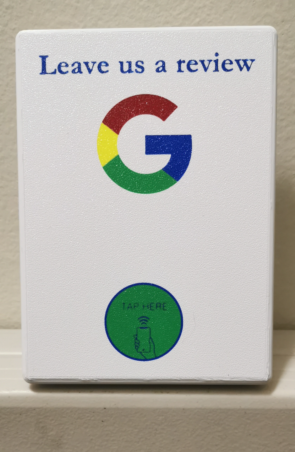 google revue nfc signe by im1badmf art panneaux logos 3D print model - Mito3D