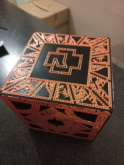 cube hellraiser rammstein by commère art modèles 3d print model - Mito3D