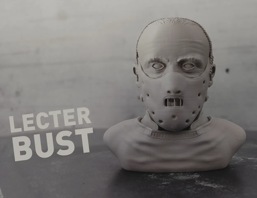 canibal lecter fracasso by lukeofhazzard arte esculturas hannibal lecter silêncio inocentes filme escultura esculpir estatueta 3d print model - Mito3D