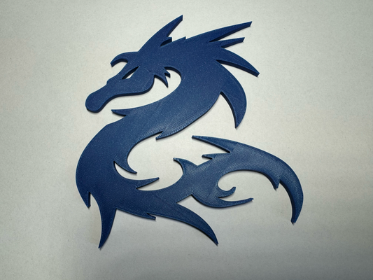 japanisch drachen by moriel kunst 2d 3d print model - Mito3D