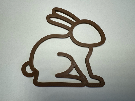 ostern hase by moriel kunst 2d 3d print model - Mito3D