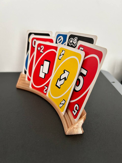 playing card holder spielkarten halter by rom ka toys & games board one skat 3d print model - Mito3D