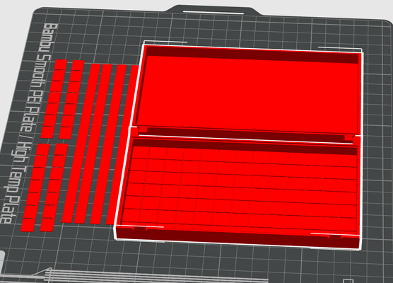 frei kombination pille box amp stift boox by tr werkzeuge veranstalter lager werkzeug 3d print model - Mito3D