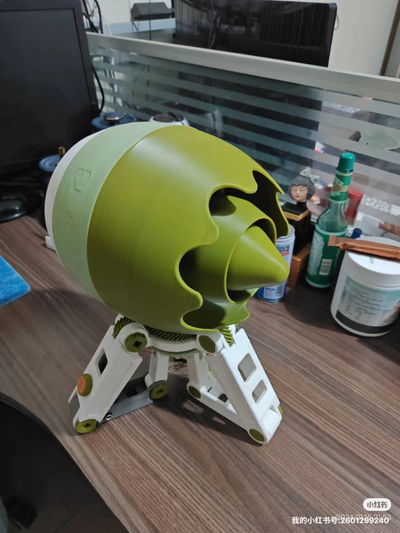 aeronave motor ventilador 1 corpo by pathfinder ant ferramentas máquina escrivaninha figura 3d print model - Mito3D