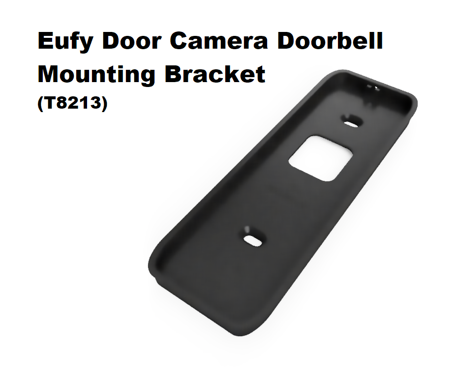 eufy doorbell bracket by maks3d household house models camera mount dual t8213 security 3D print model - Mito3D