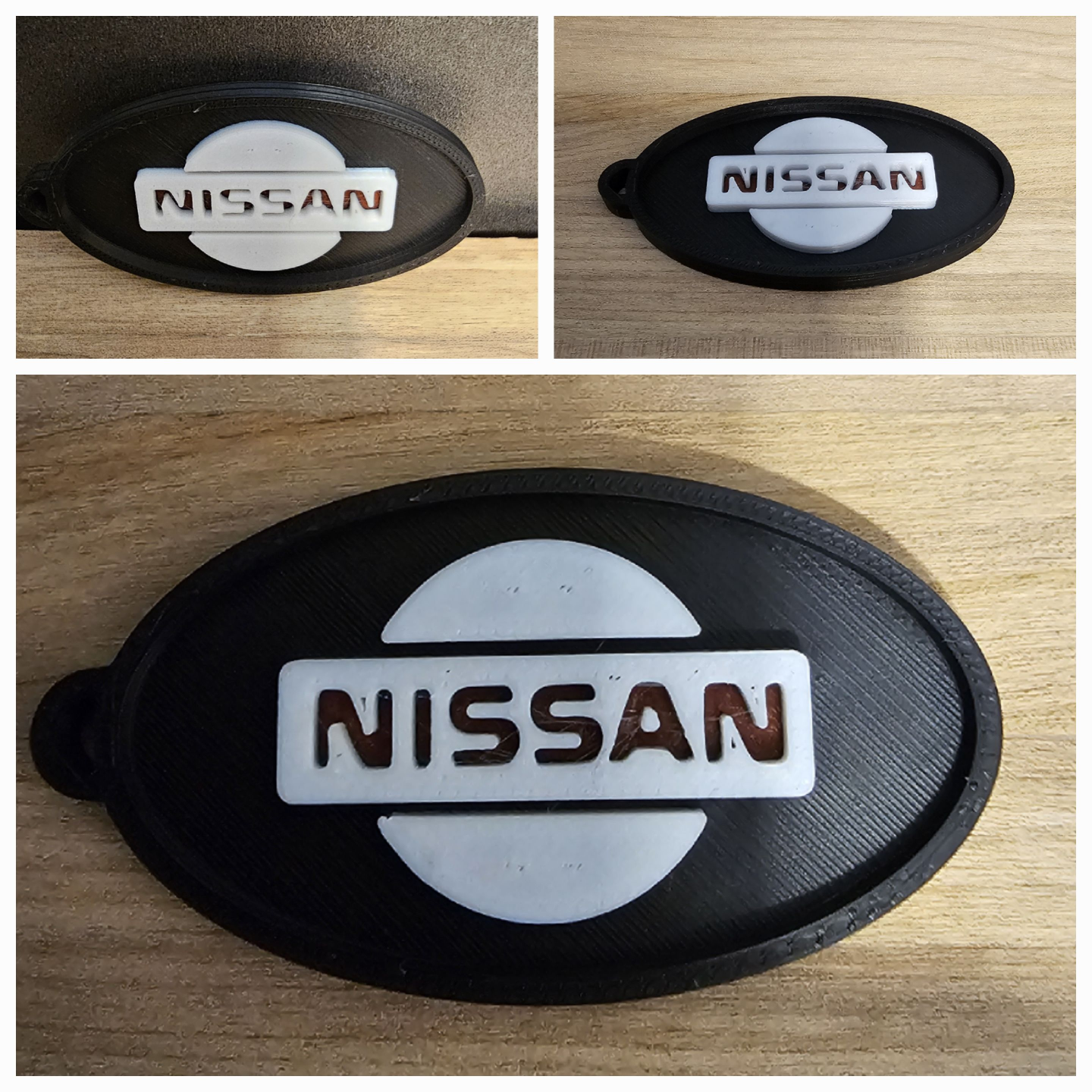 schl sselanh nger by yvonne florian mode bijoux porte clés logo nissan 3D print model - Mito3D