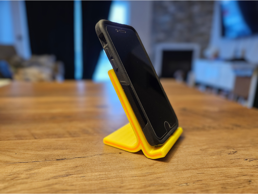 stand phone - ps1 by catherine doucet household office phonestand holder 3d print model - Mito3D