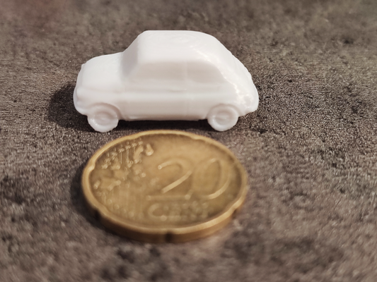 mini fiat 500 x50 by kreativität 3d miniaturen fiat500 maschine mikro automobil 3d print model - Mito3D