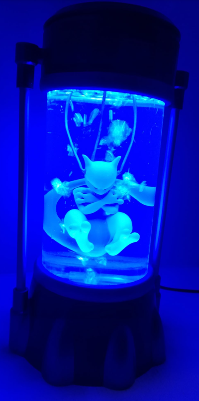 mewtwo incubator lamp led kit 001 remixed by cwfflutter household decor pokemon light accessory art lantern nightlight desk lampkit deco decoartions mew 3d print model - Mito3D