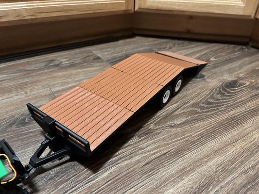 1 18 scale flatbed trailer by mud hobby & diy rc 3d print model - Mito3D