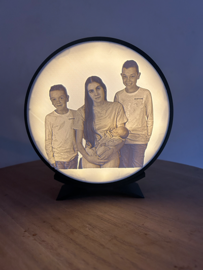 lightbox lithophane 15cm by antoinehendrick1987 generative 3d model hueforge & lithopane box 3d print model - Mito3D