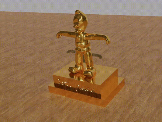 zombi gingy trofeo remezclado by pedro casa decoración 3d print model - Mito3D