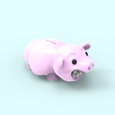 piggy bank remixed by pathfinderant tools organizers pig peppa 3d print model - Mito3D