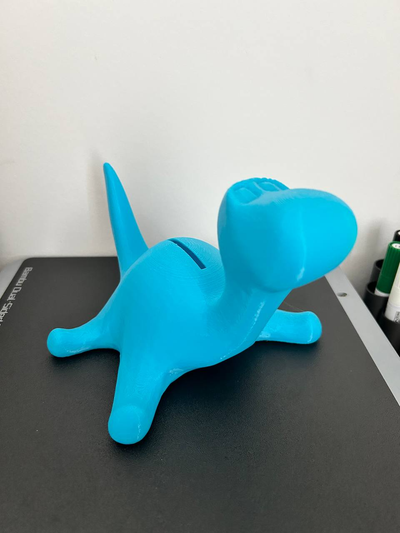 şirin dino domuzcuk banka kumbara by rom ka ev halkı modeller para 3d print model - Mito3D