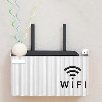 wifi wall router cover by ruimpereira household house models 3d print model - Mito3D