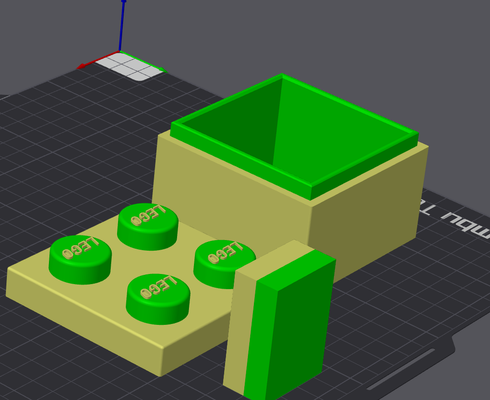 lego box condivisa by gizmo 3d giocattoli giochi 3d print model - Mito3D