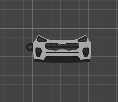 kia sportage 2020 by andy taupe art 2d voiture porte clés 3d print model - Mito3D