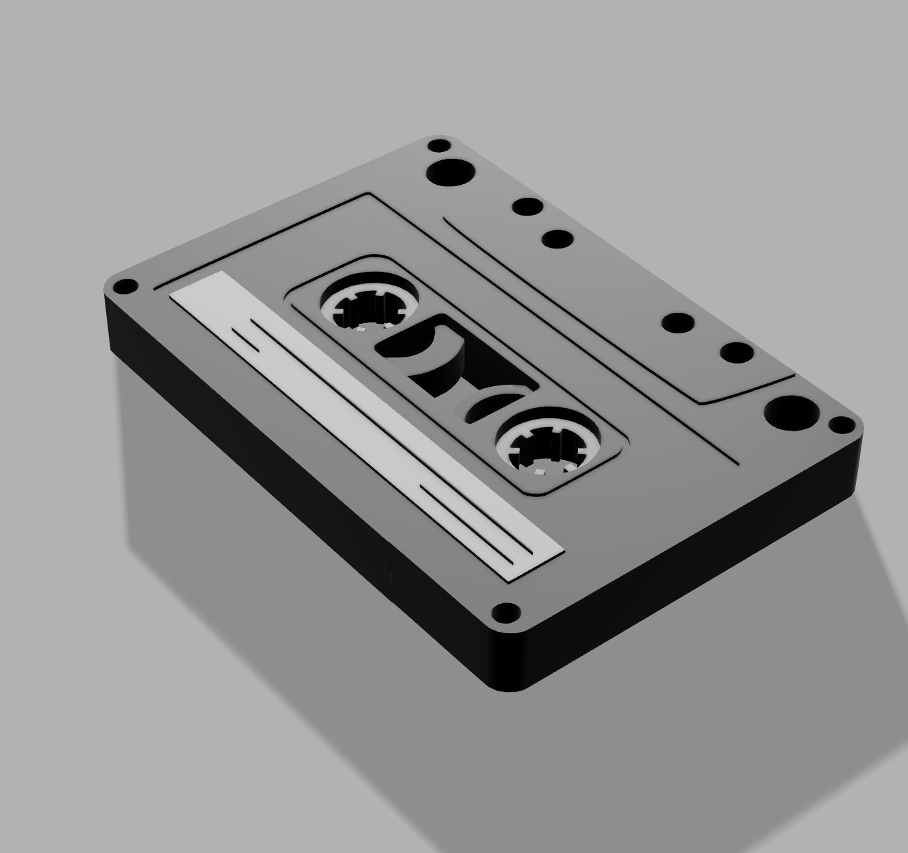 cassette ruban by mats3dprints accessoires cosplays vieux école libre no soutiens soutien amusement jouet cosplay jeu rôle ancien 80's 90's 70's 3D print model - Mito3D