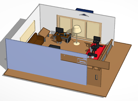 my liveing room by vortex1 art models livingroom 3d print model - Mito3D