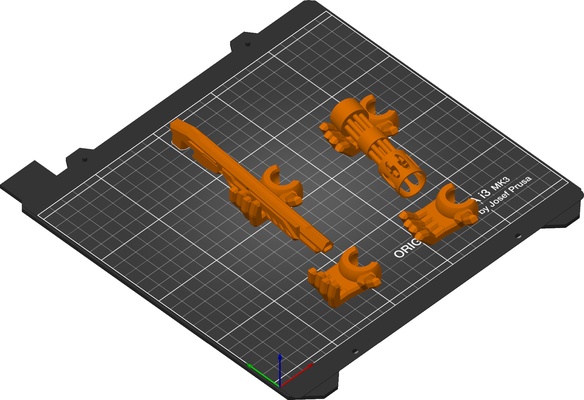 manequim 13 rifle mão rifles remixado by pequeno brinquedos jogos personagens dummy13 3d print model - Mito3D