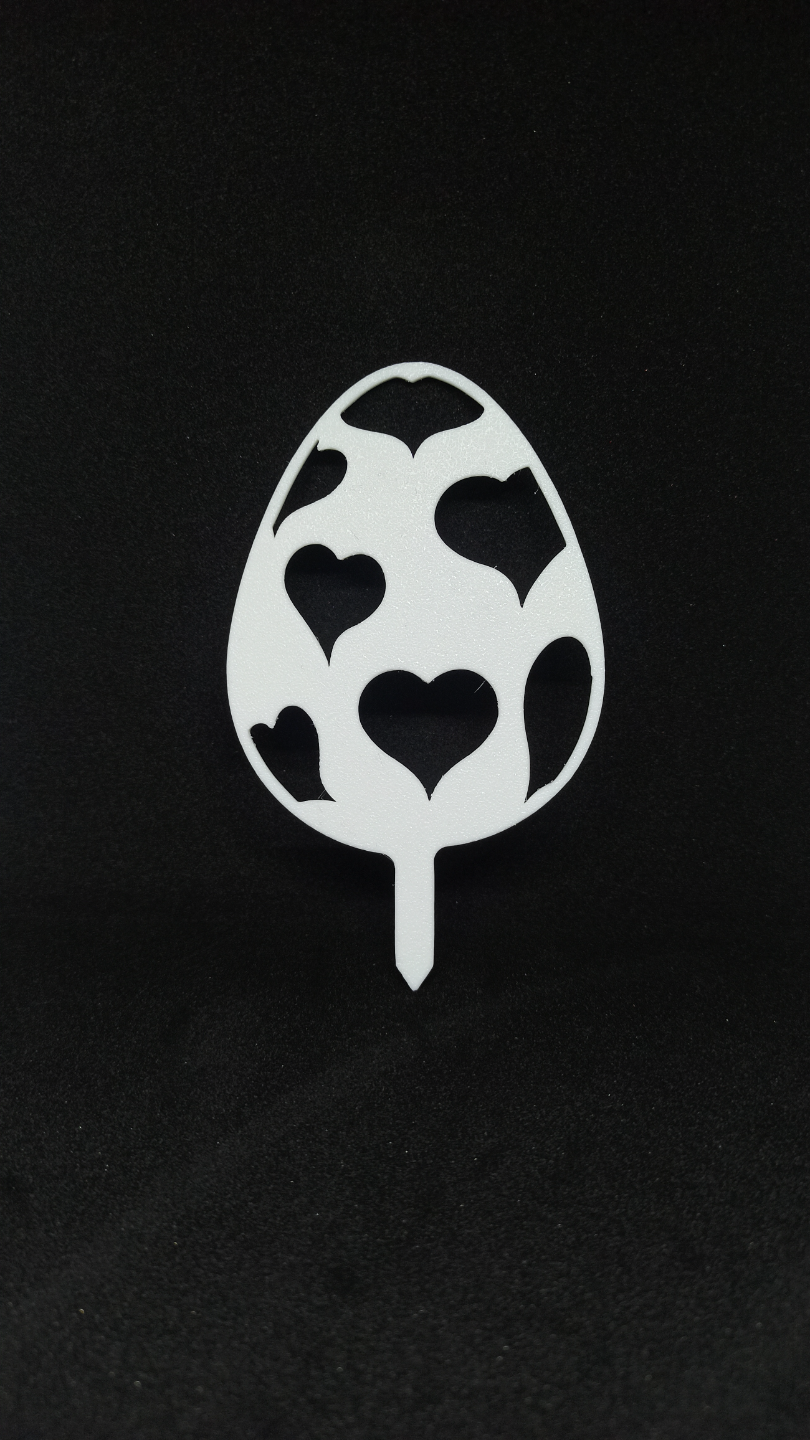 ostern herz motiv delle by zden k3d haushalt dekor 3D print model - Mito3D